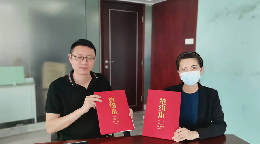 祝賀！金環(huán)電器與寧波某品牌電商客戶再次合作，簽約成功！